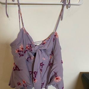 Front tie tank with tie straps- runs small